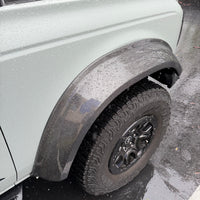 2021+ Ford Bronco Wheel Arch Fender Flares - Real Molded Carbon Fiber (6-piece) - Fits 4 Door Only