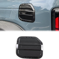2021+ Ford Bronco Gas/Fuel Cap Cover - ABS Glossy Carbon Fiber