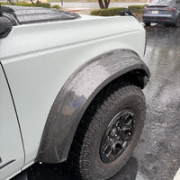 2021+ Ford Bronco Wheel Arch Fender Flares - Real Molded Carbon Fiber (6-piece) - Fits 4 Door Only