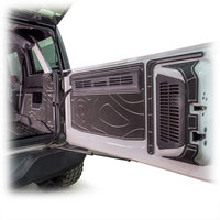 Turn Offroad 2021+ Ford Bronco Cargo Area Protection Kit (Black w/ Grey Lines)