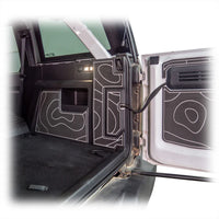 Turn Offroad 2021+ Ford Bronco Cargo Area Protection Kit (Black w/ Grey Lines)