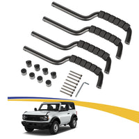 2021+ Ford Bronco Aluminum Grab Handles Roll Bar Handles Front / Rear Door - Fits 4 Door Only