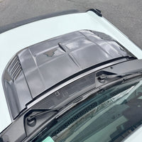 2021+ Ford Bronco Raptor Style Carbon Fiber Hood Scoop / Vent - Real Dry Molded Carbon Fiber