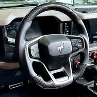 2021+ Ford Bronco Carbon Fiber Heated Steering Wheel - Fits 2 and 4 Door