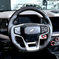 2021+ Ford Bronco Carbon Fiber Heated Steering Wheel - Fits 2 and 4 Door