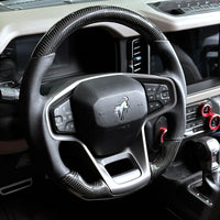 2021+ Ford Bronco Carbon Fiber Heated Steering Wheel - Fits 2 and 4 Door