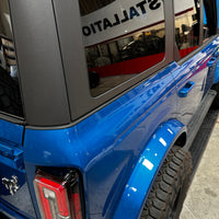 2021+ Ford Bronco Rear Fender Molding Overlay (1 Pair) - Fits 4 Door Only