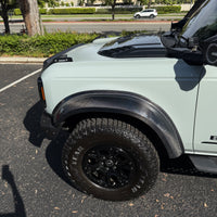 2021+ Ford Bronco Wheel Arch Fender Flares - Real Molded Carbon Fiber (6-piece) - Fits 4 Door Only