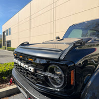 2021+ Ford Bronco Hood Protector Stone Guard - Satin Black