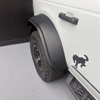 2021+ Ford Bronco Oversized Fender Flares (4 Piece - Replacements) - Fits 2 & 4 Door