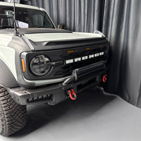 2021+ Ford Bronco Hex Style Grille w/ LED Lights (Matte Black) - Fits 2 & 4 Door