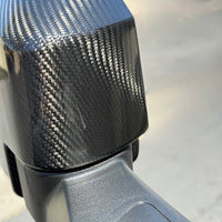 2021+ Ford Bronco Side View Mirror Overlays (1 Pair) - Real Dry Molded Carbon Fiber