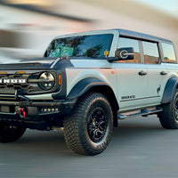 2021+ Ford Bronco Graphic Vinyl Side Decal "Bronco" Letters / Stripes - Fits 4 Door