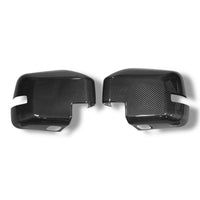 2021+ Ford Bronco Side View Mirror Overlays (1 Pair) - Real Dry Molded Carbon Fiber