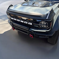 2021+ Ford Bronco Hex Style Grille w/ LED Lights (Glossy Black) - Fits 2 & 4 Door