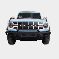 2021+ Ford Bronco Retro Heritage Edition Style Front Grille - Fits 2 & 4 Door