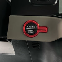 2021+ Ford Bronco Start & Stop Cover (Red & Silver) - Fits 2 & 4 Door