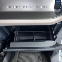 2021-2024 Ford Bronco Glove Box Divider - Fits 2 & 4 Door