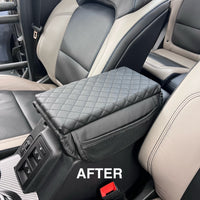 2021+ Ford Bronco Armrest Cover Leather With Net Pocket - Fits 2 & 4 Door