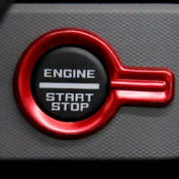 2021+ Ford Bronco Start & Stop Cover (Red & Silver) - Fits 2 & 4 Door