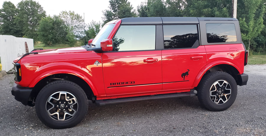 2021+ Ford Bronco Graphic Vinyl Side Decal 