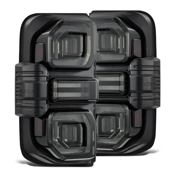 2021+ Ford Bronco Alpharex NOVA-Series Prismatic LED Tail Lights - Fits 2 & 4 Door