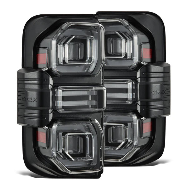 2021+ Ford Bronco Alpharex NOVA-Series Prismatic LED Tail Lights - Fits 2 & 4 Door