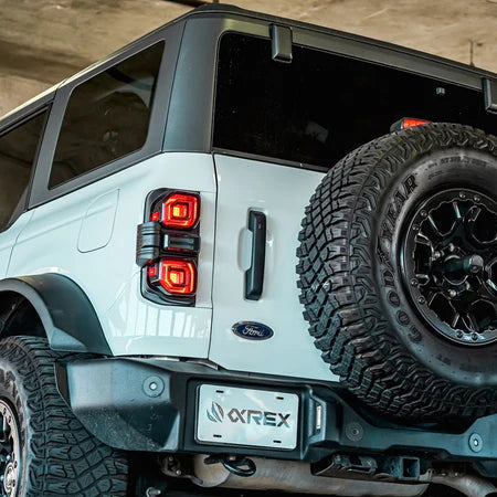 2021+ Ford Bronco Alpharex NOVA-Series Prismatic LED Tail Lights - Fits 2 & 4 Door