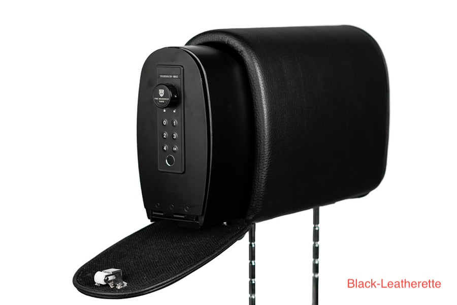 The Headrest Safe Co - Slide Bundle: Hidden, Portable, Removable Headrest Gun Safe Storage