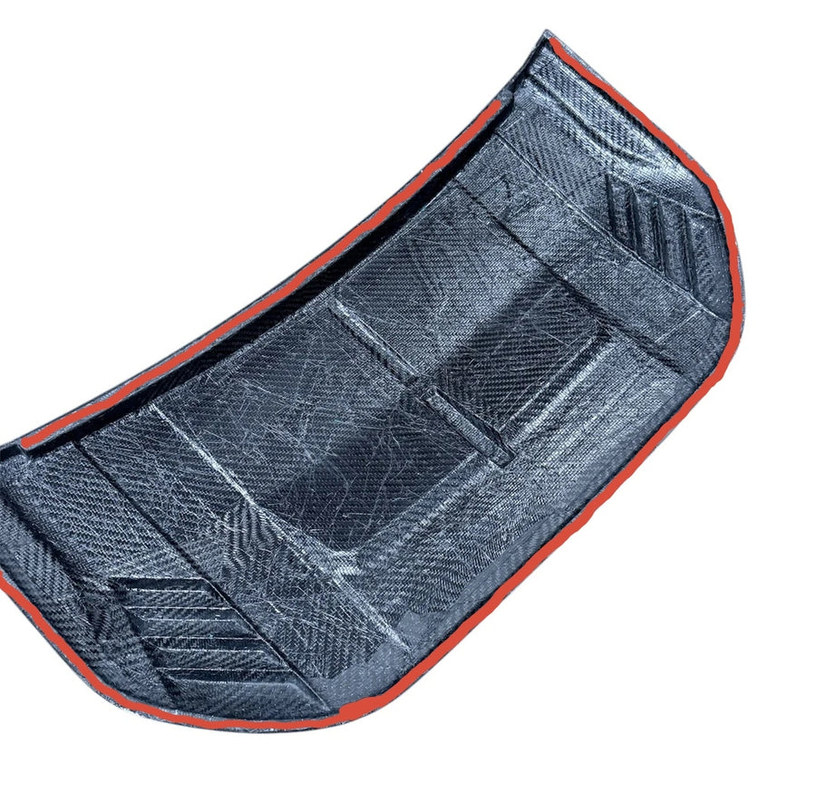 2021+ Ford Bronco Raptor Style Carbon Fiber Hood Scoop / Vent - Real Dry Molded Carbon Fiber