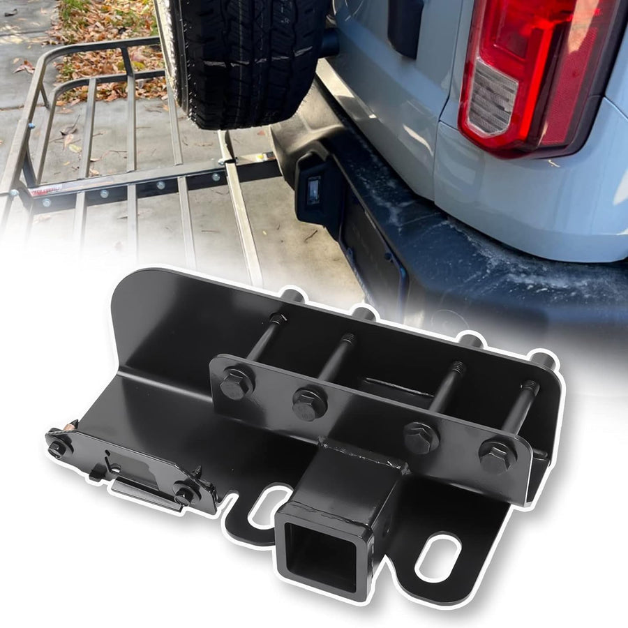 2021+ Ford Bronco Tow Hitch OEM Style (Matte Black) - Fits 2 & 4 Door