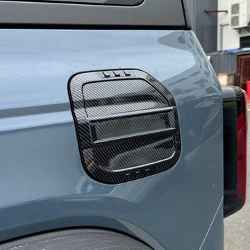 2021+ Ford Bronco Gas/Fuel Cap Cover - ABS Glossy Carbon Fiber