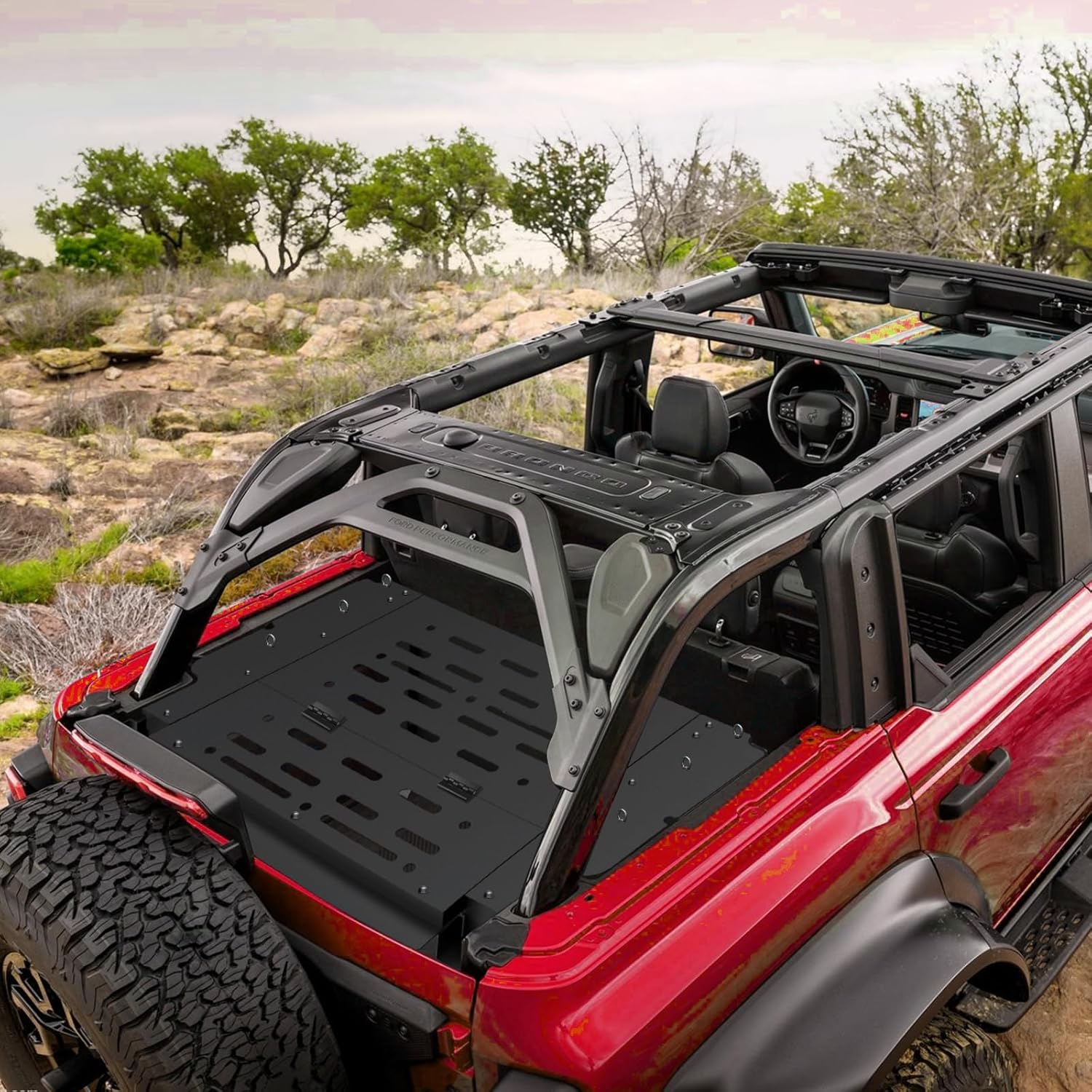 Bronco Raptor Rear Cargo 2021+ Ford Bronco Rear Cargo Cage - Anti-theft Carbon Steel - Fits 4 D ...