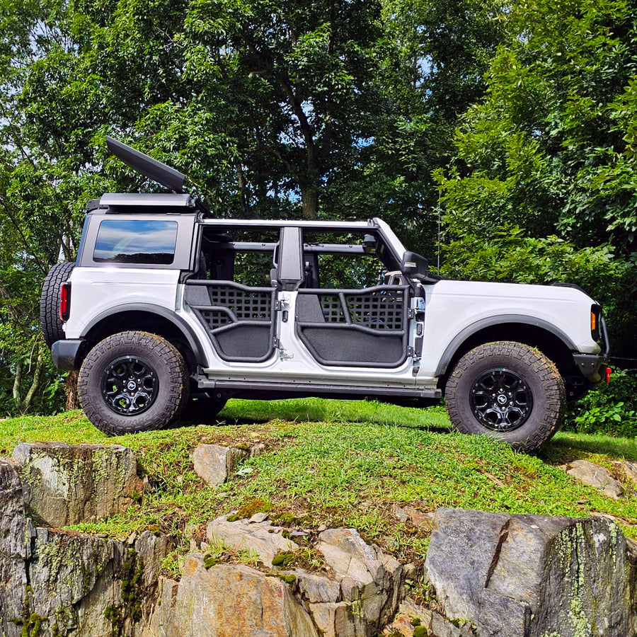 EZ4X4 Bronco Alpha Aluminum 4Dr Tube Doors- Fits 2 & 4 Door