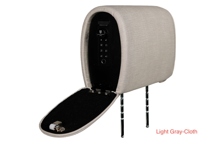 The Headrest Safe Co - Slide Bundle: Hidden, Portable, Removable Headrest Gun Safe Storage