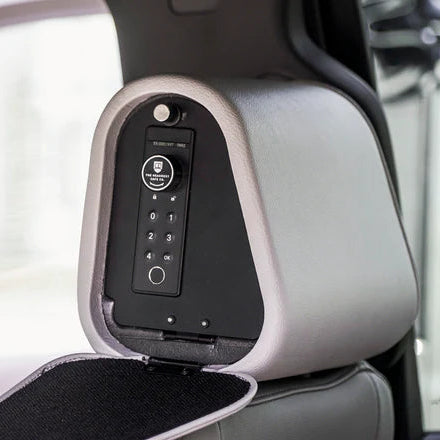 The Headrest Safe Co - Slide Bundle: Hidden, Portable, Removable Headrest Gun Safe Storage