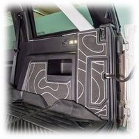 Turn Offroad 2021+ Ford Bronco Cargo Area Protection Kit (Black w/ Grey Lines)