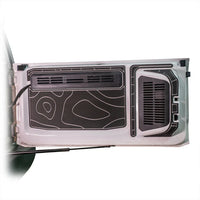 Turn Offroad 2021+ Ford Bronco Cargo Area Protection Kit (Black w/ Grey Lines)