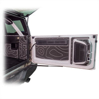 Turn Offroad 2021+ Ford Bronco Cargo Area Protection Kit (Black w/ Grey Lines)