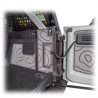 Turn Offroad 2021+ Ford Bronco Cargo Area Protection Kit (Black w/ Grey Lines)