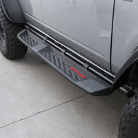 2021+ Ford Bronco Raptor Side Step Running Boards for Rock Rail - Fits 4 Door Only