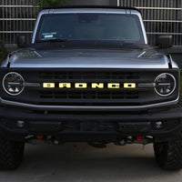 2021+ Ford Bronco LED "Bronco" Letter (YELLOW) - Fits 2 & 4 Door