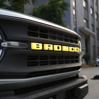 2021+ Ford Bronco LED "Bronco" Letter (YELLOW) - Fits 2 & 4 Door