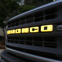 2021+ Ford Bronco LED "Bronco" Letter (YELLOW) - Fits 2 & 4 Door