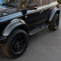 2021+ Ford Bronco Wheel Arch Fender Flares  - Real Molded Carbon Fiber (6-piece) - Fits 4 Door Only