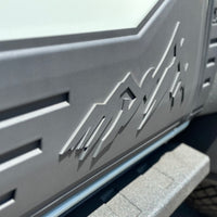 2021+ Ford Bronco Door Molding / Kick Pad Mountain Design - Fits 4 Door Only