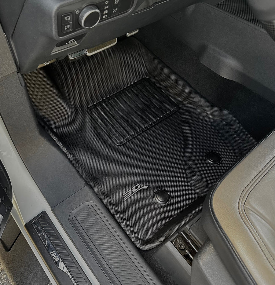2021+ Ford Bronco 3D MaxPider Kagu All-Weather Floor & Frunk Cargo Mats - Fits 4 Door Only