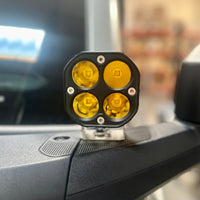 2021+ Ford Bronco Yellow Pod / Flood Lights - LED Pair Auxiliary Light Pod