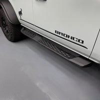 2021-2024 Ford Bronco Raptor Style Running Boards (NO LOGO)- Fits 4 Door Only
