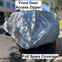 2021+ Ford Bronco Weatherproof Indoor & Outdoor Car Cover (Front Door Access - Fits 4 Door Only